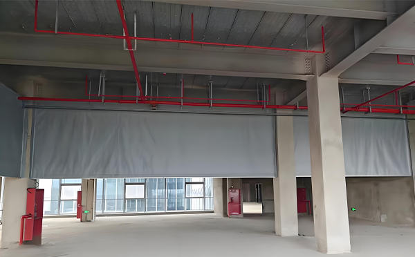 洛浦防火布挡烟垂壁